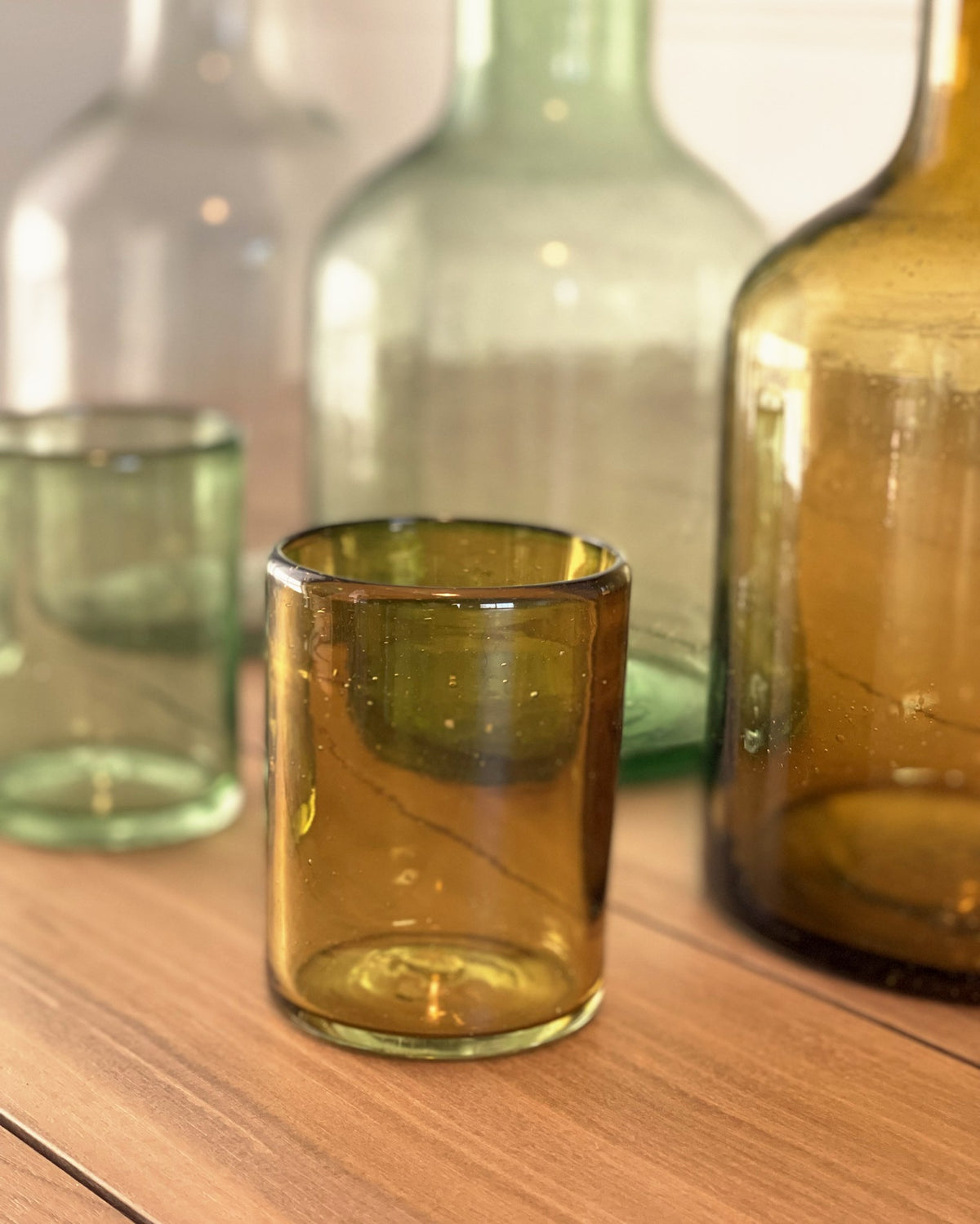 Handblown Bedside Carafe Set