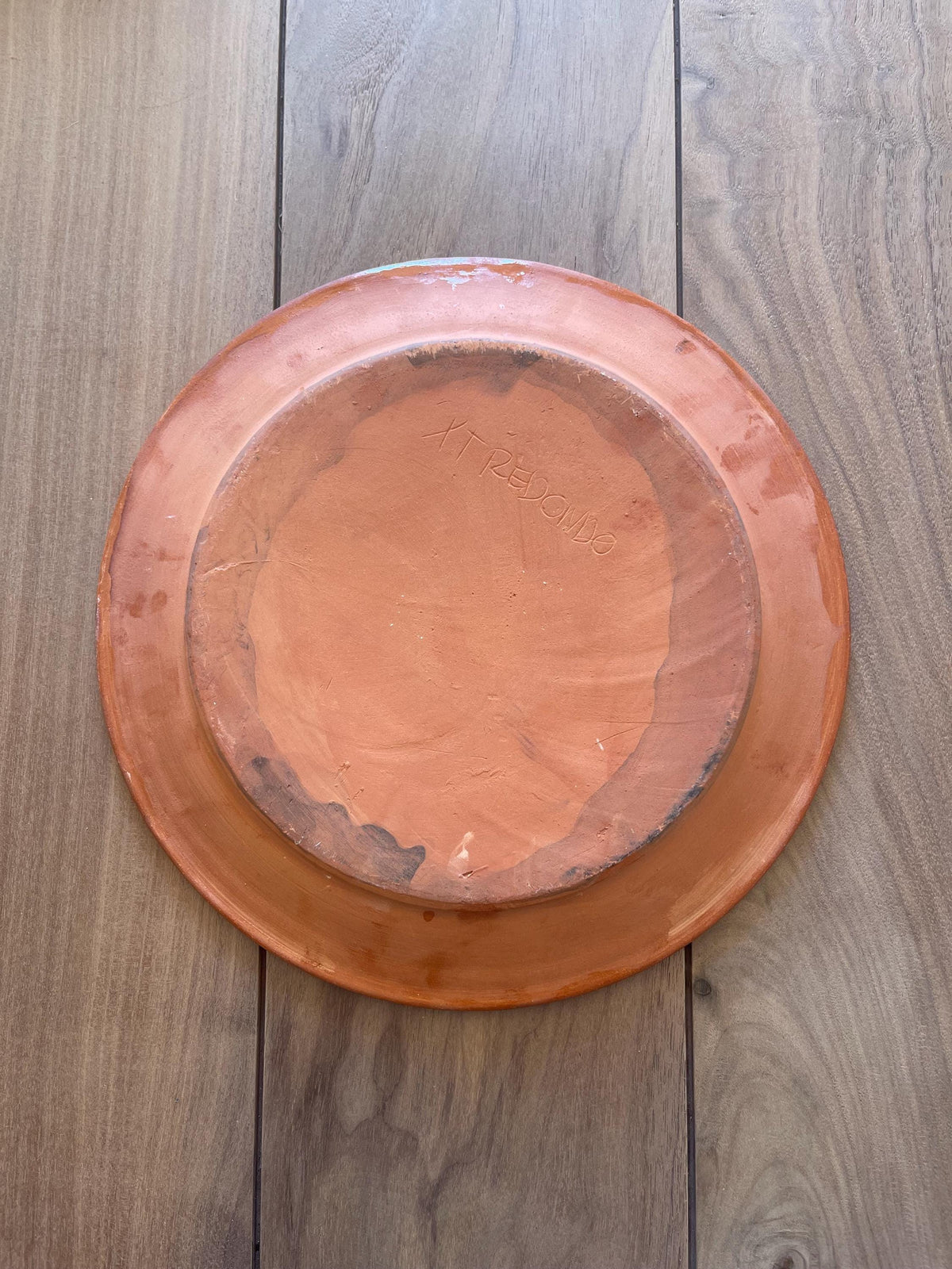 Hand-Painted Ceramic Plate: Poppy Wheat Design, Portuguese Wall Decor
