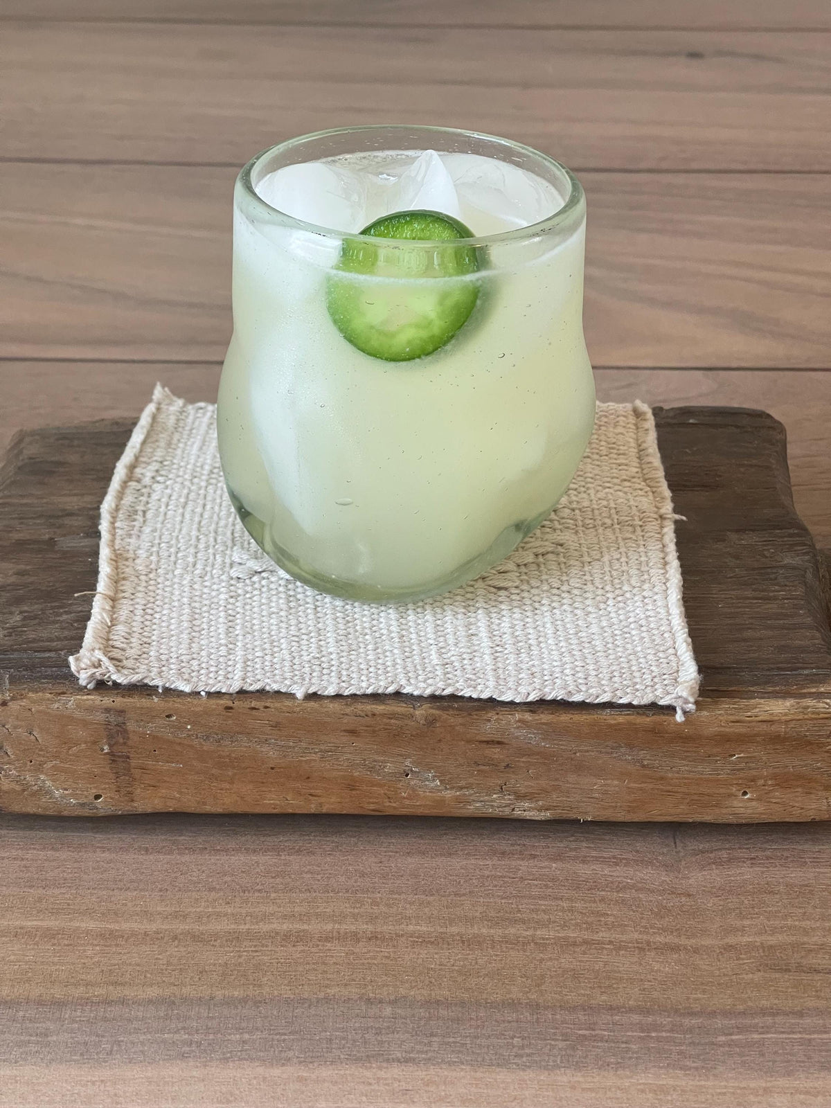 Handblown Distorted Glass Tumbler