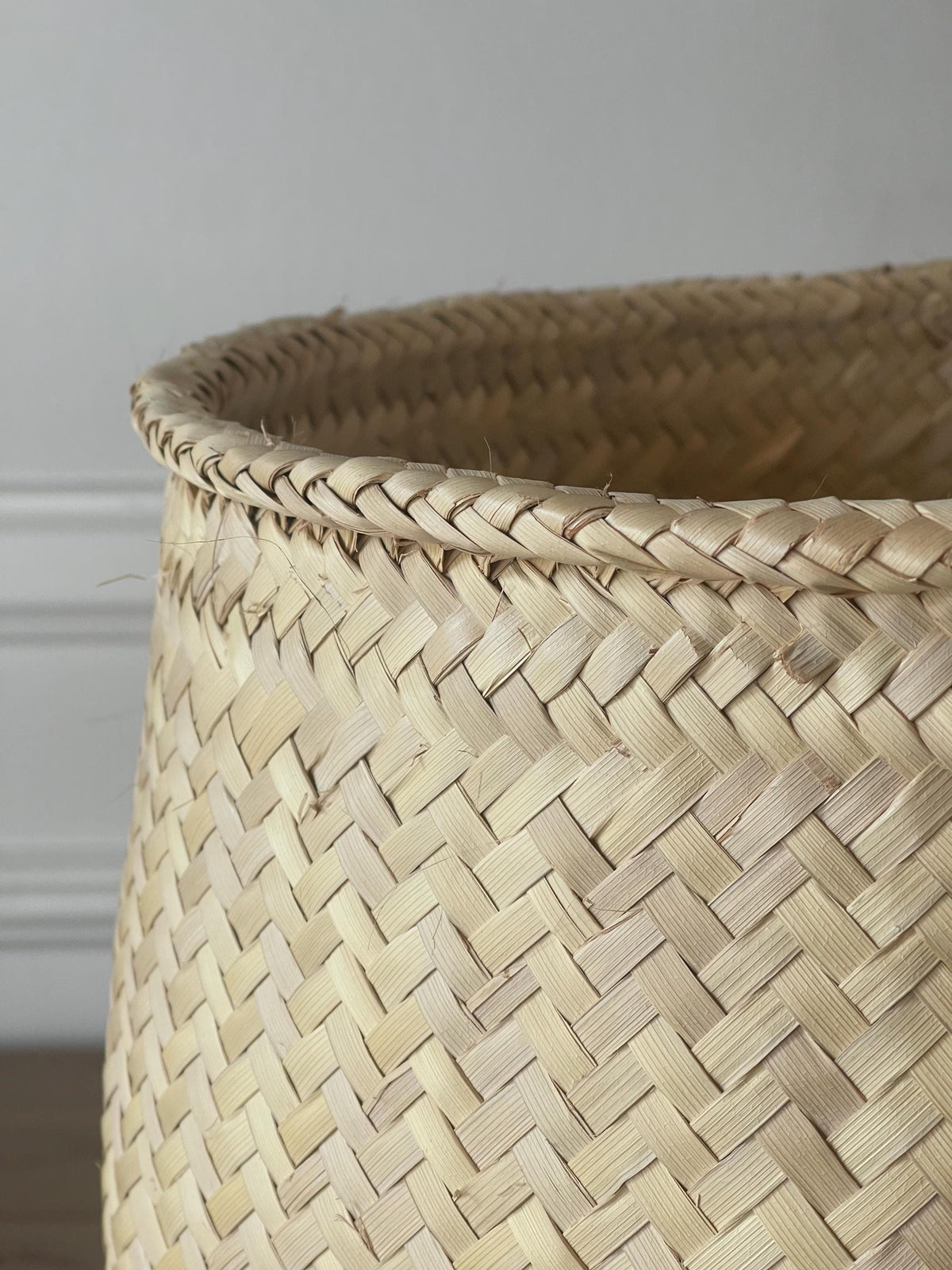 Handwoven Oaxacan Palm Storage Basket