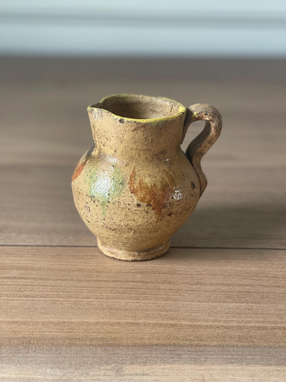 Vintage Small Guatemalan Ceramic Pitcher 02