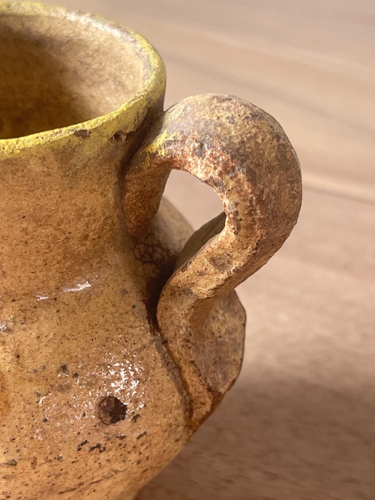 Vintage Small Guatemalan Ceramic Pitcher 02