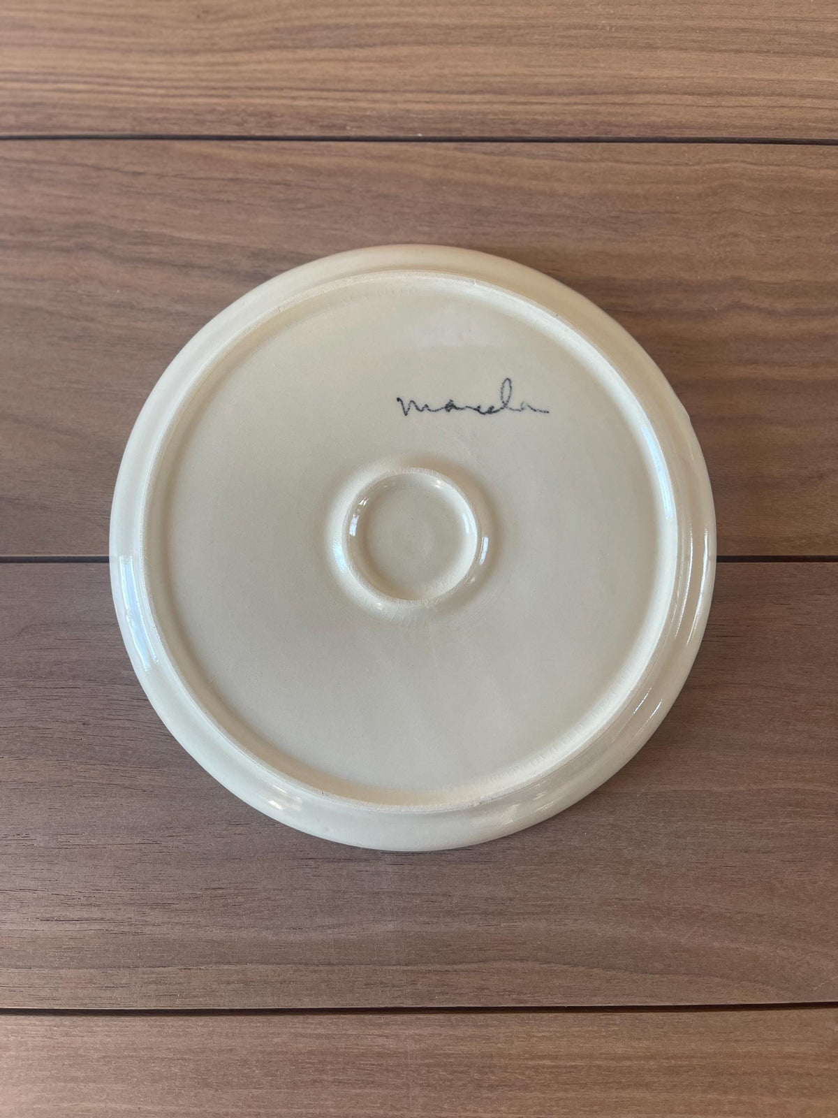 Marcela Calderón Hand-Painted Ceramic Plate
