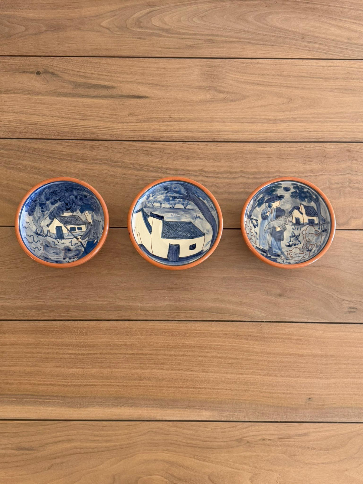 Hand-Painted Portuguese Ceramic Bowl