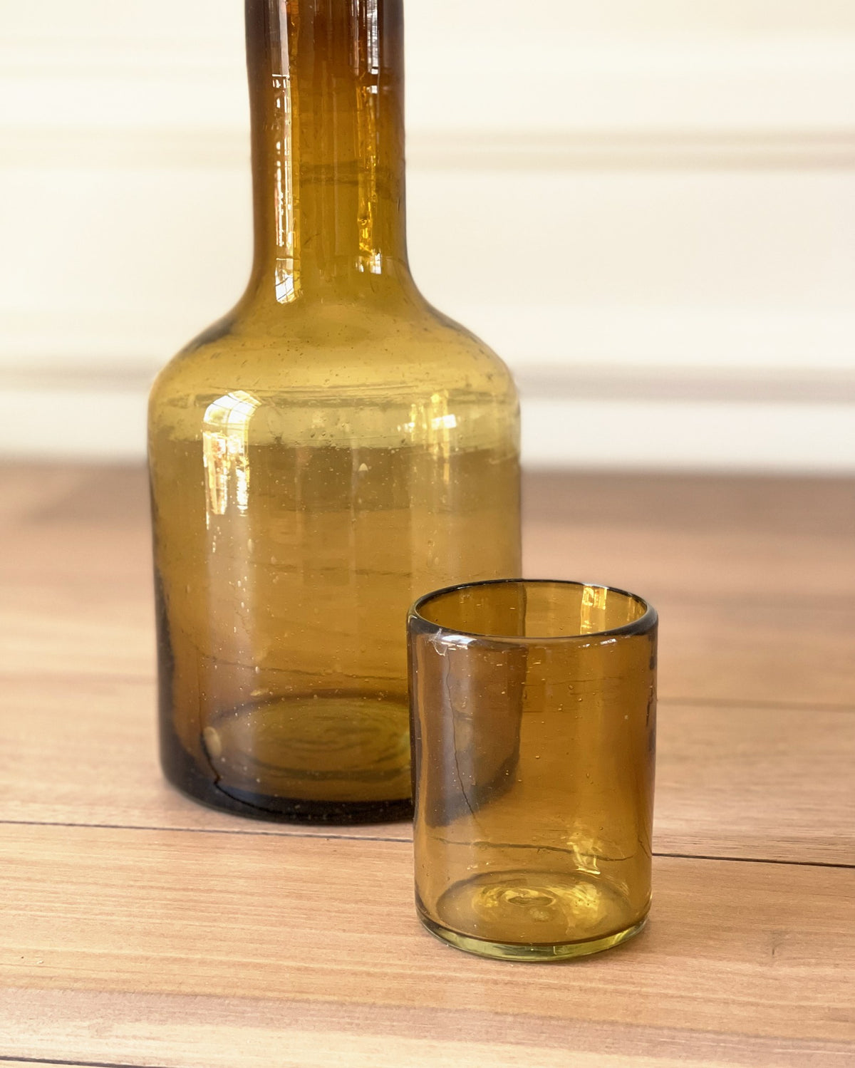 Handblown Bedside Carafe Set