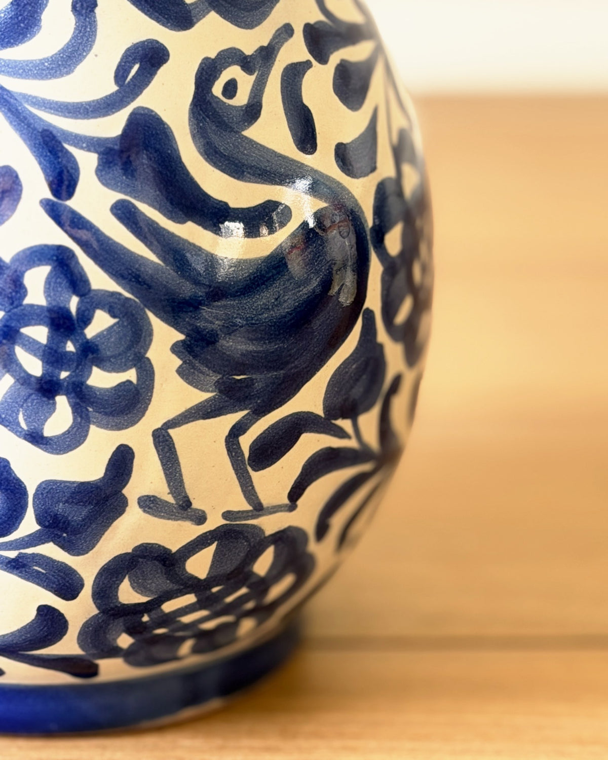 Granada Blue Bird Vase