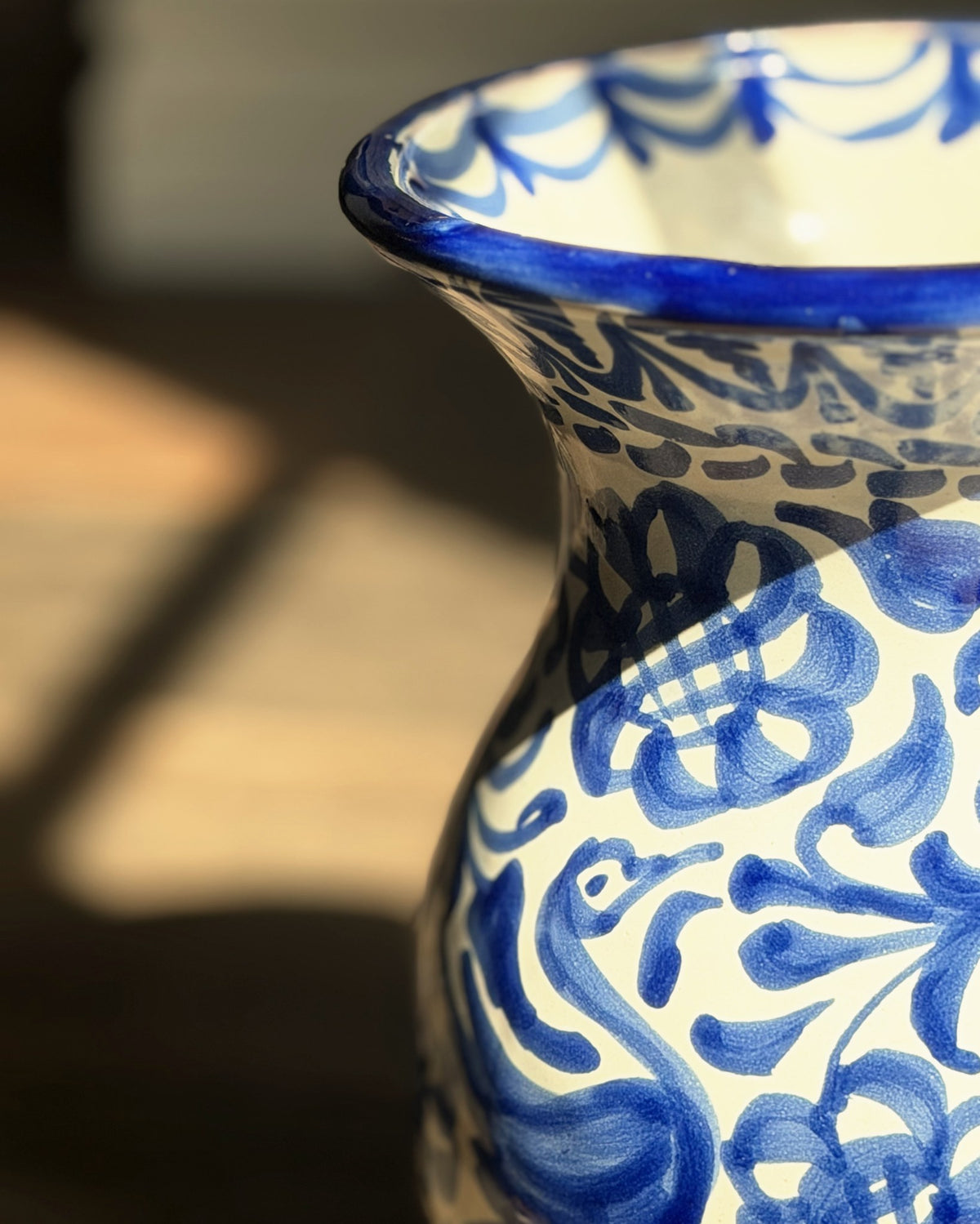Granada Blue Bird Vase