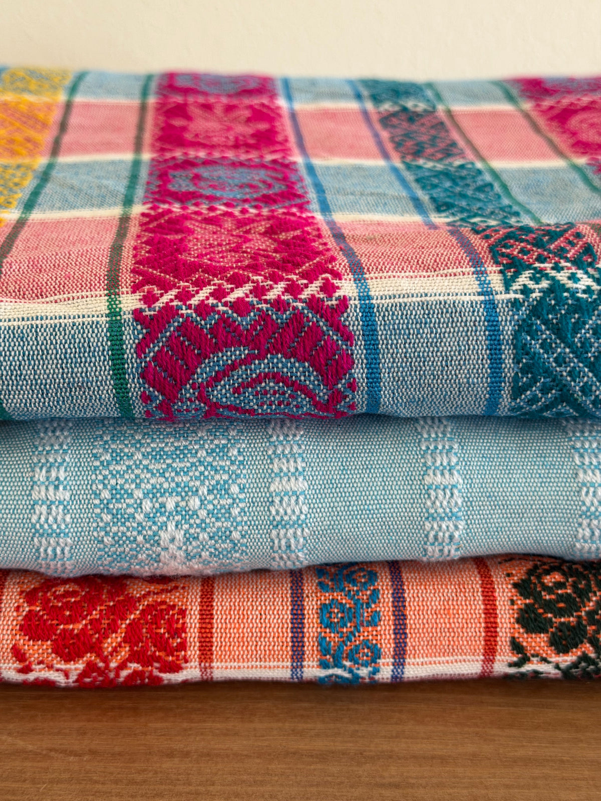 Handwoven Striped Blankets