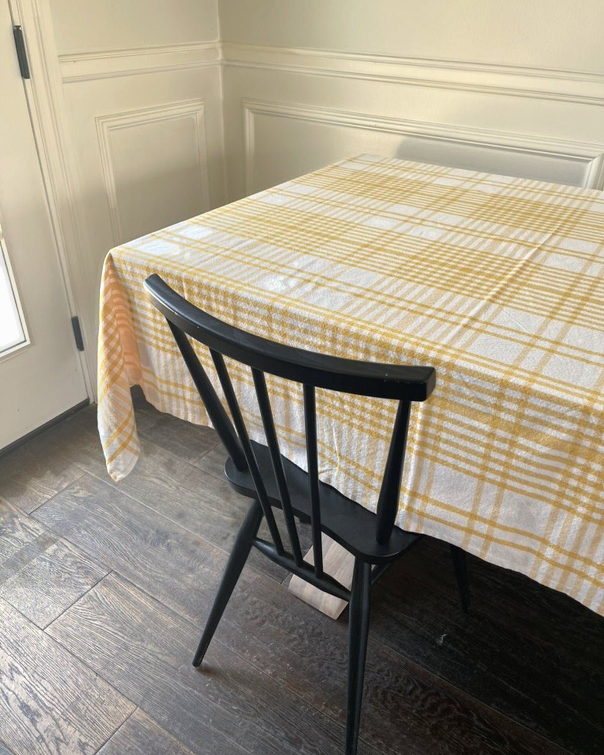 Yellow Check Tablecloth