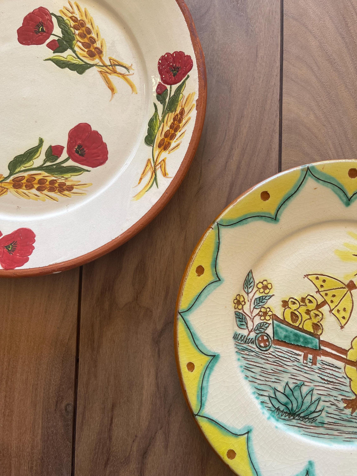 Poppy Wheat Plate