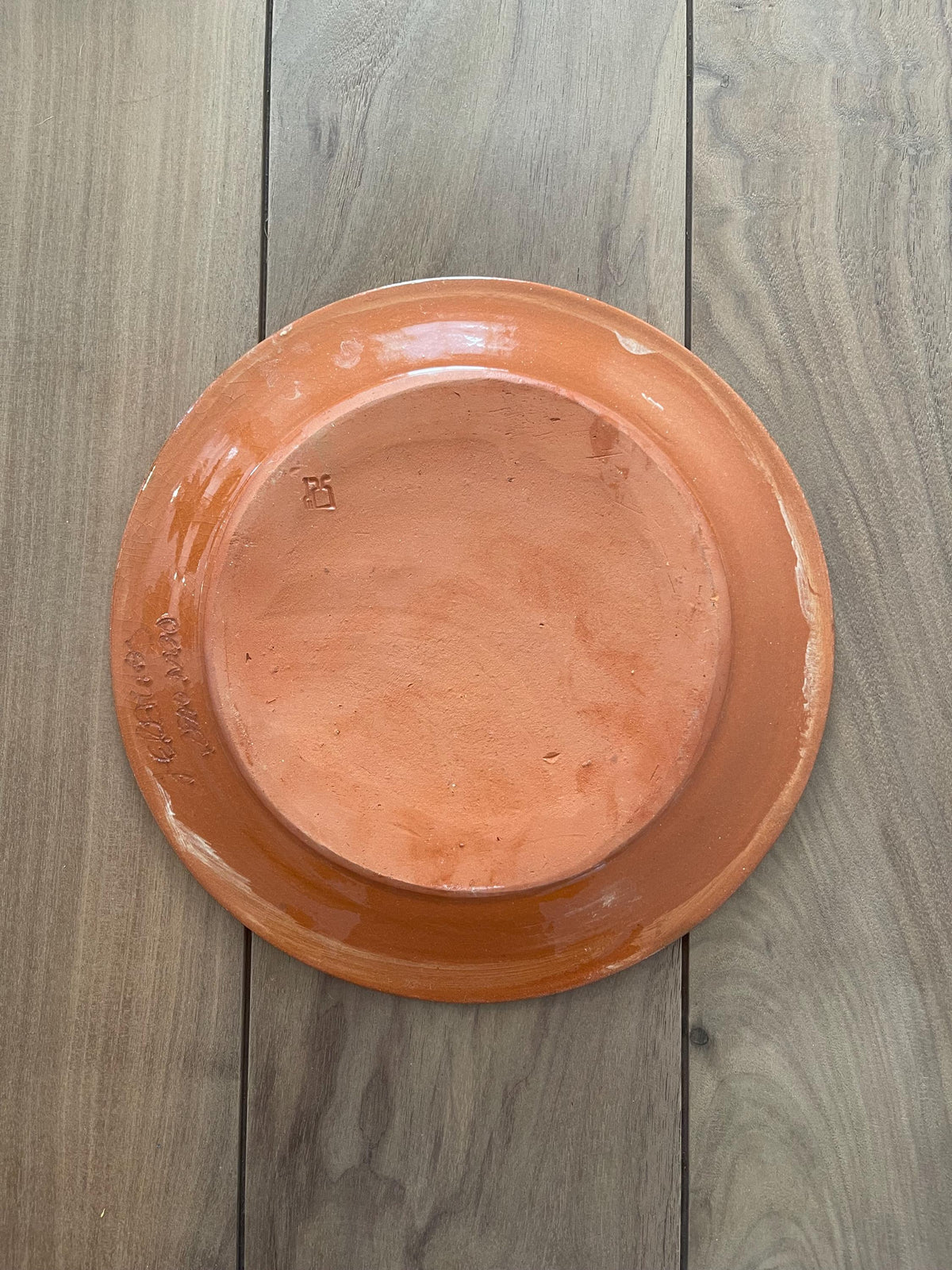 Vintage Hand-Painted Ceramic Plate