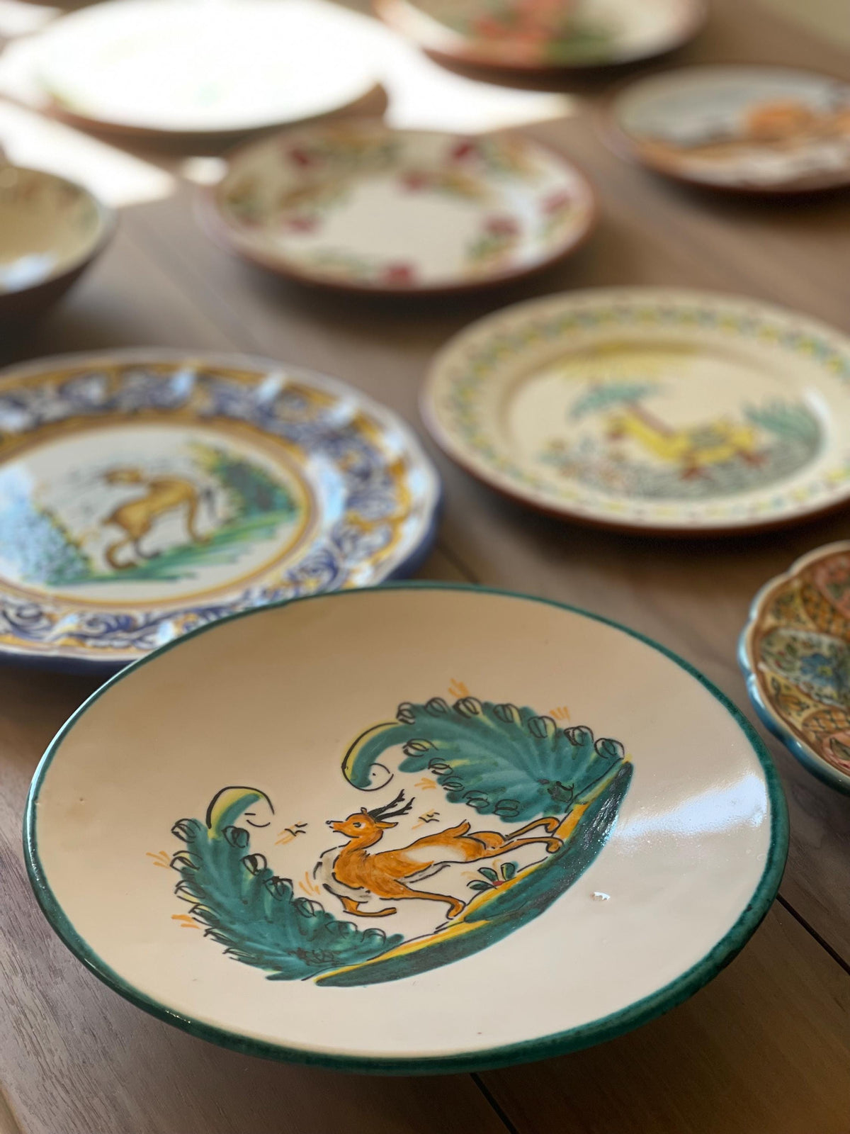 Hand-Painted Spanish Ceramic Plate