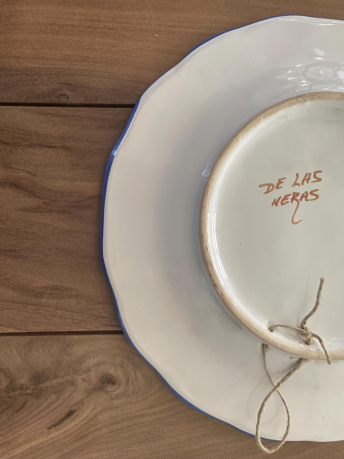 Hand-Painted Spanish Ceramic Plate