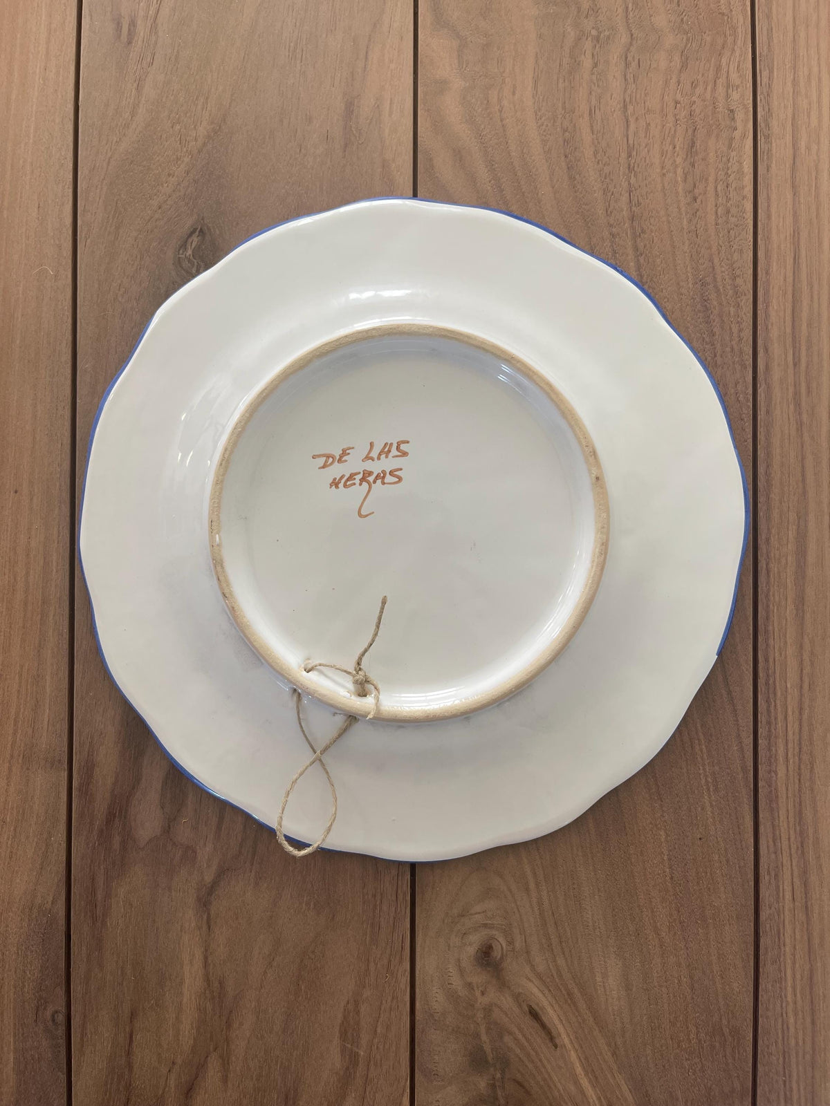 Hand-Painted Spanish Ceramic Plate