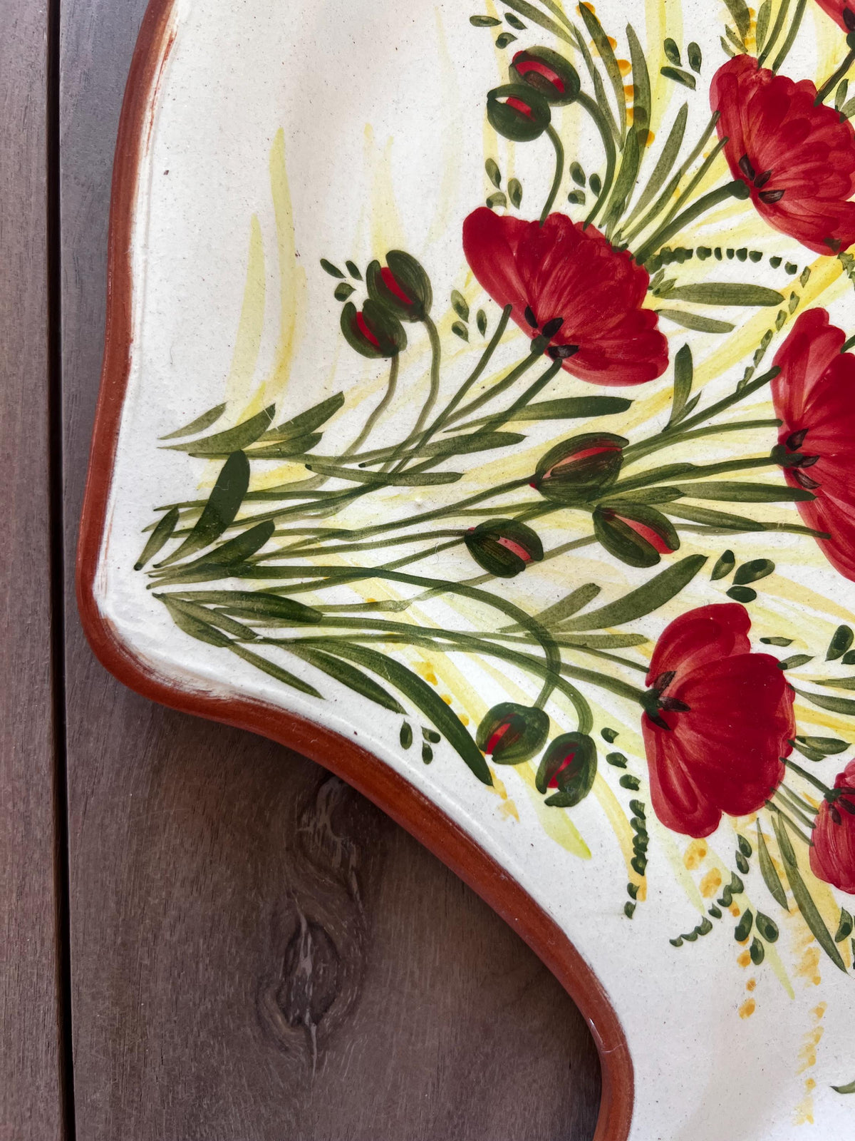 Hand-Painted Ceramic Decorative Plate