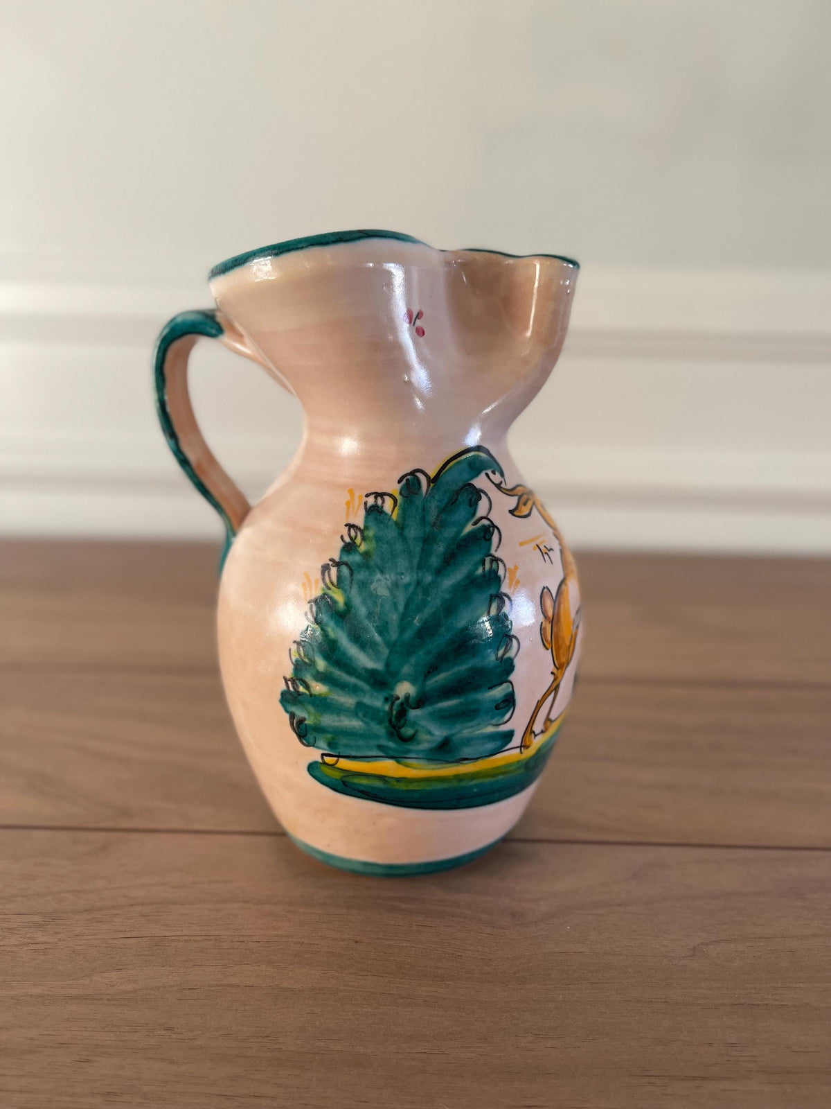 Vintage Spanish Ceramic Pitcher