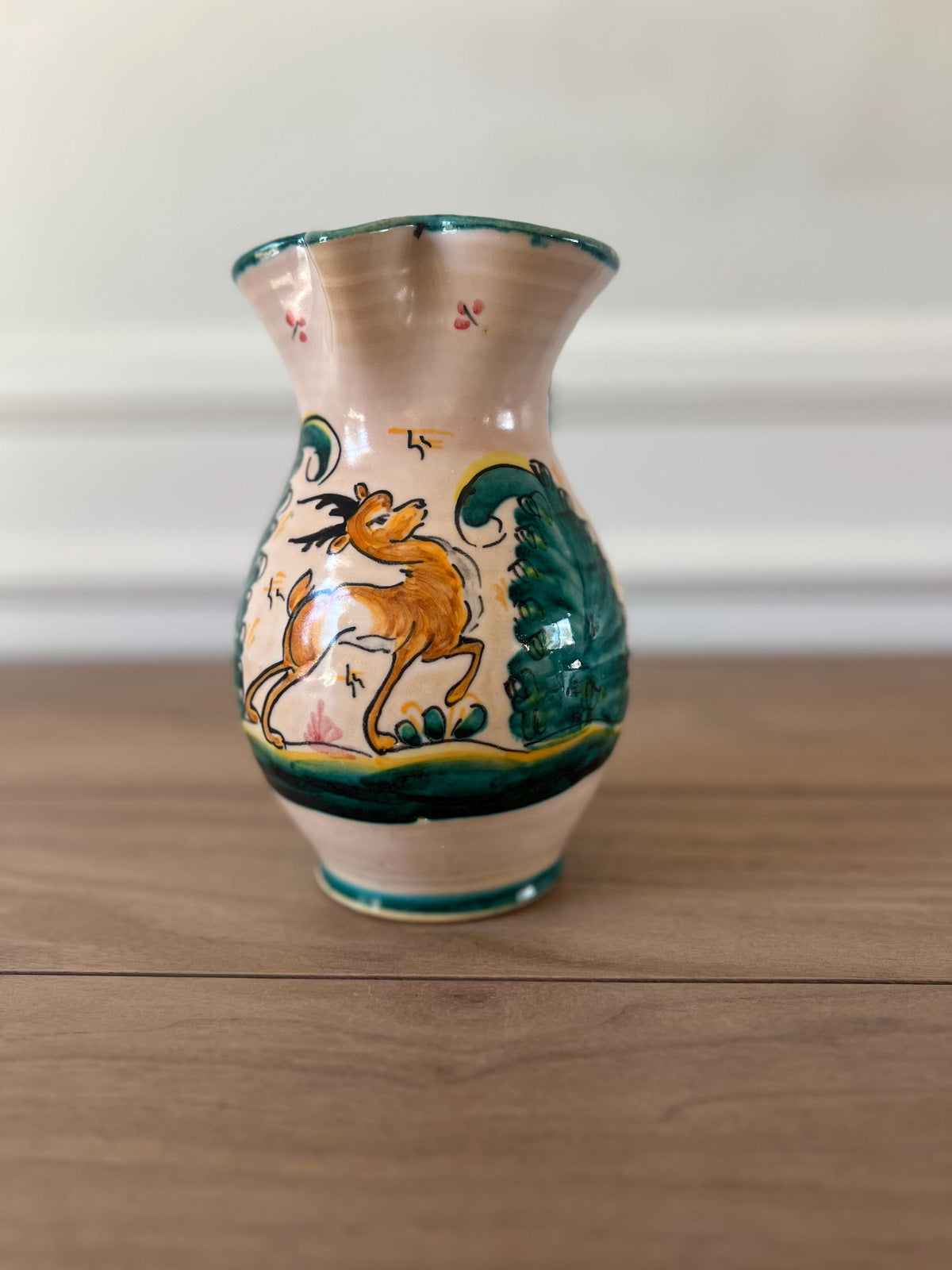 Vintage Spanish Ceramic Pitcher