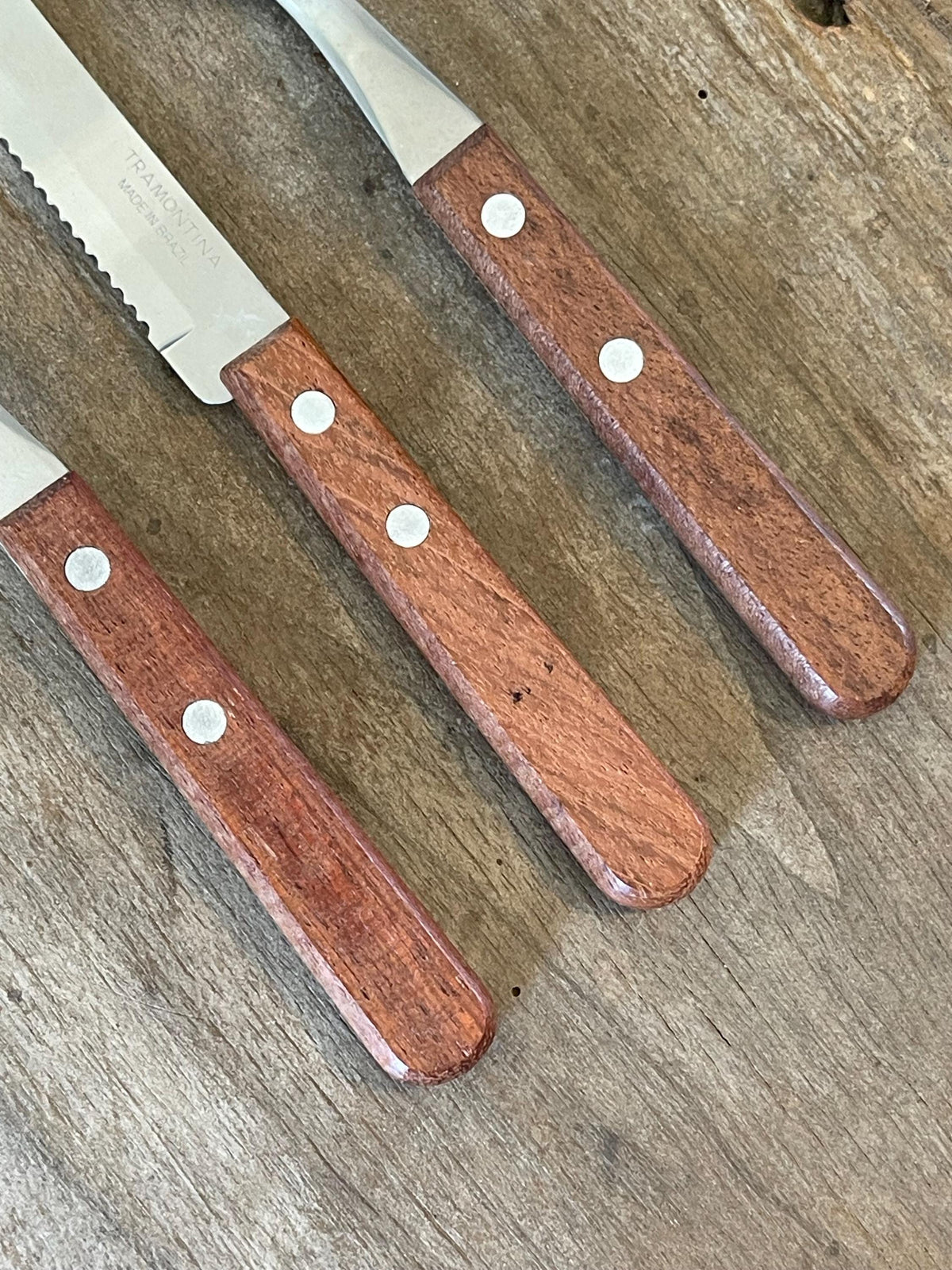 Wood Handle Flatware Set