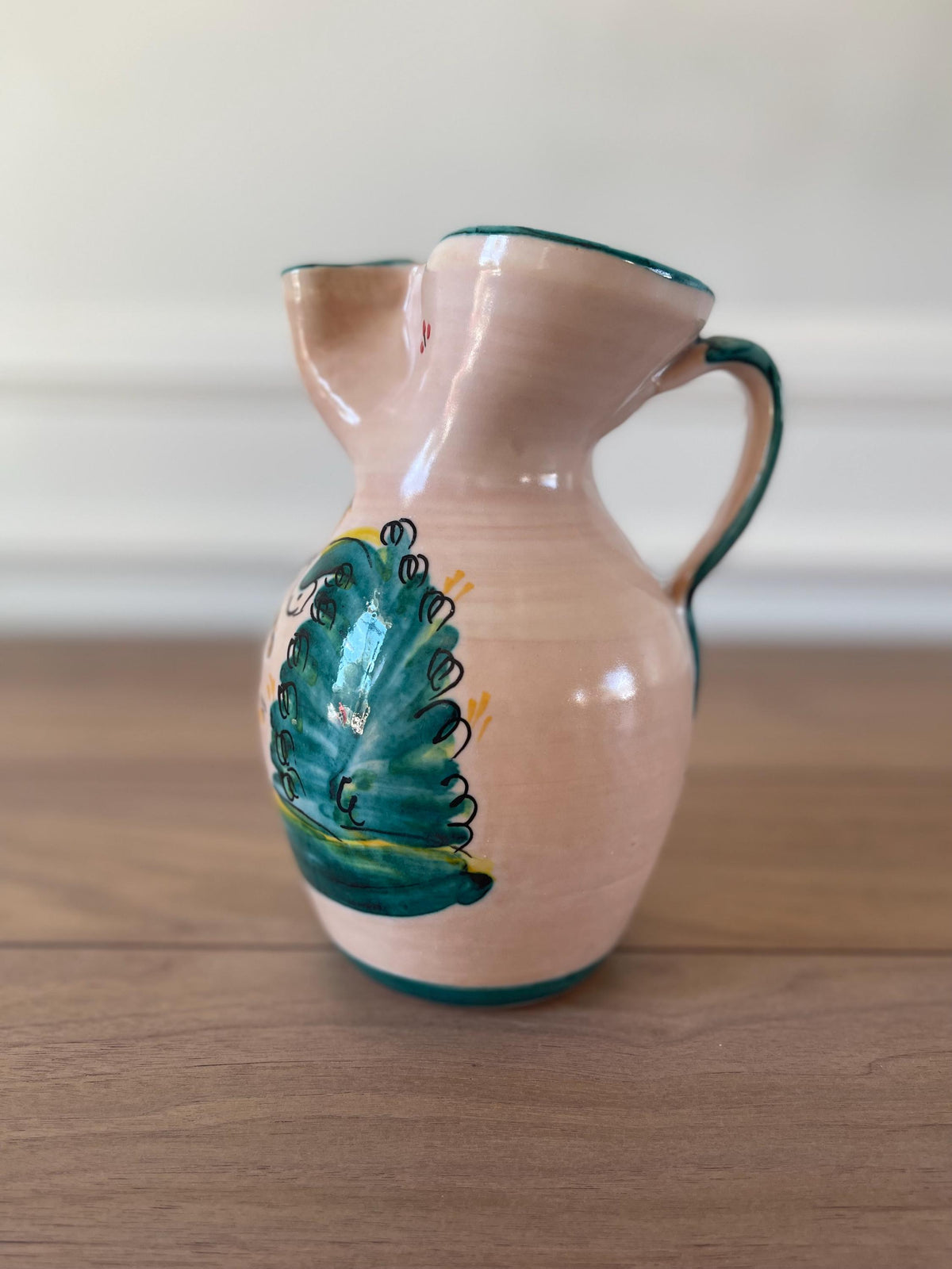Vintage Spanish Ceramic Pitcher
