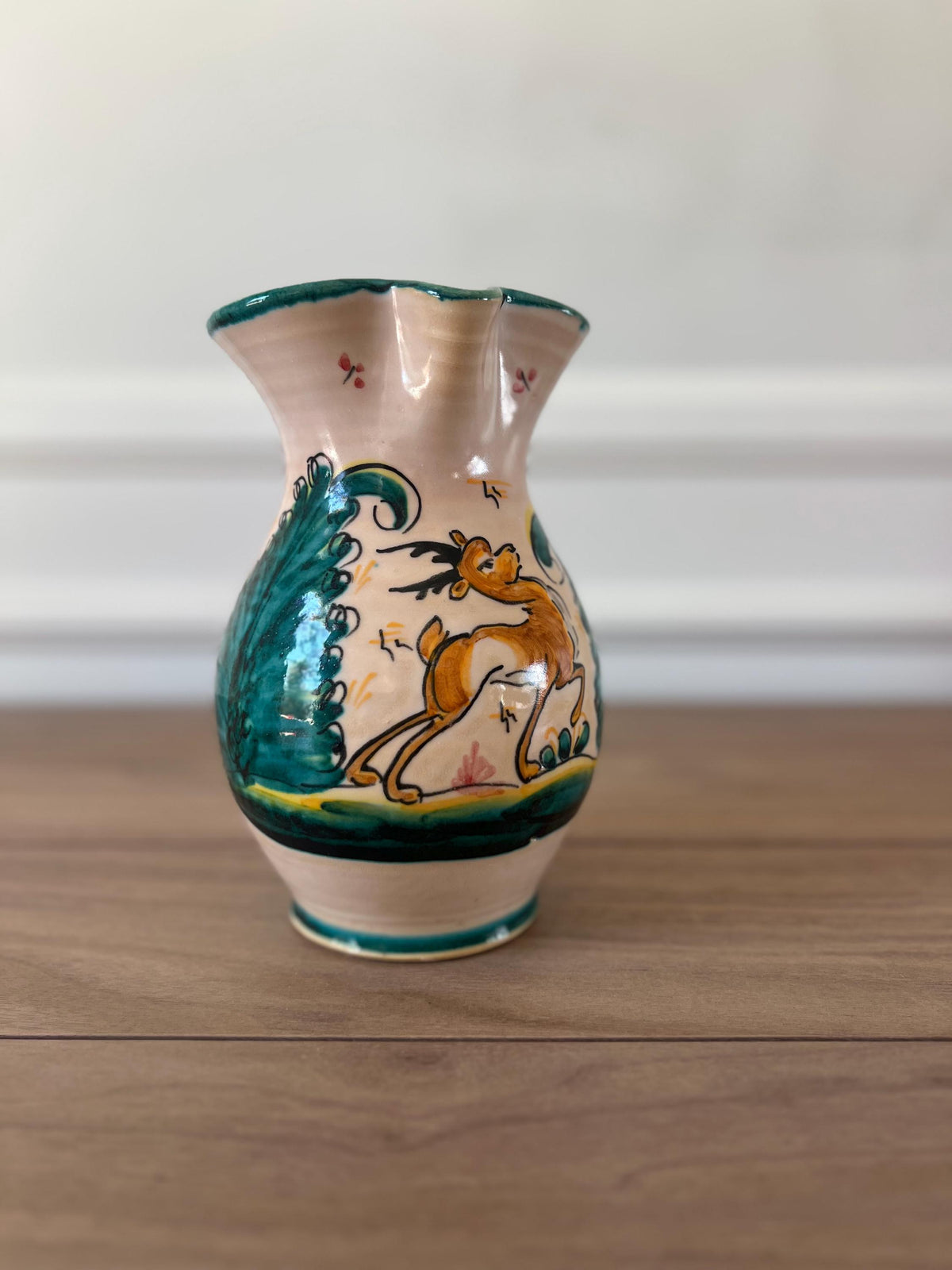 Vintage Spanish Ceramic Pitcher