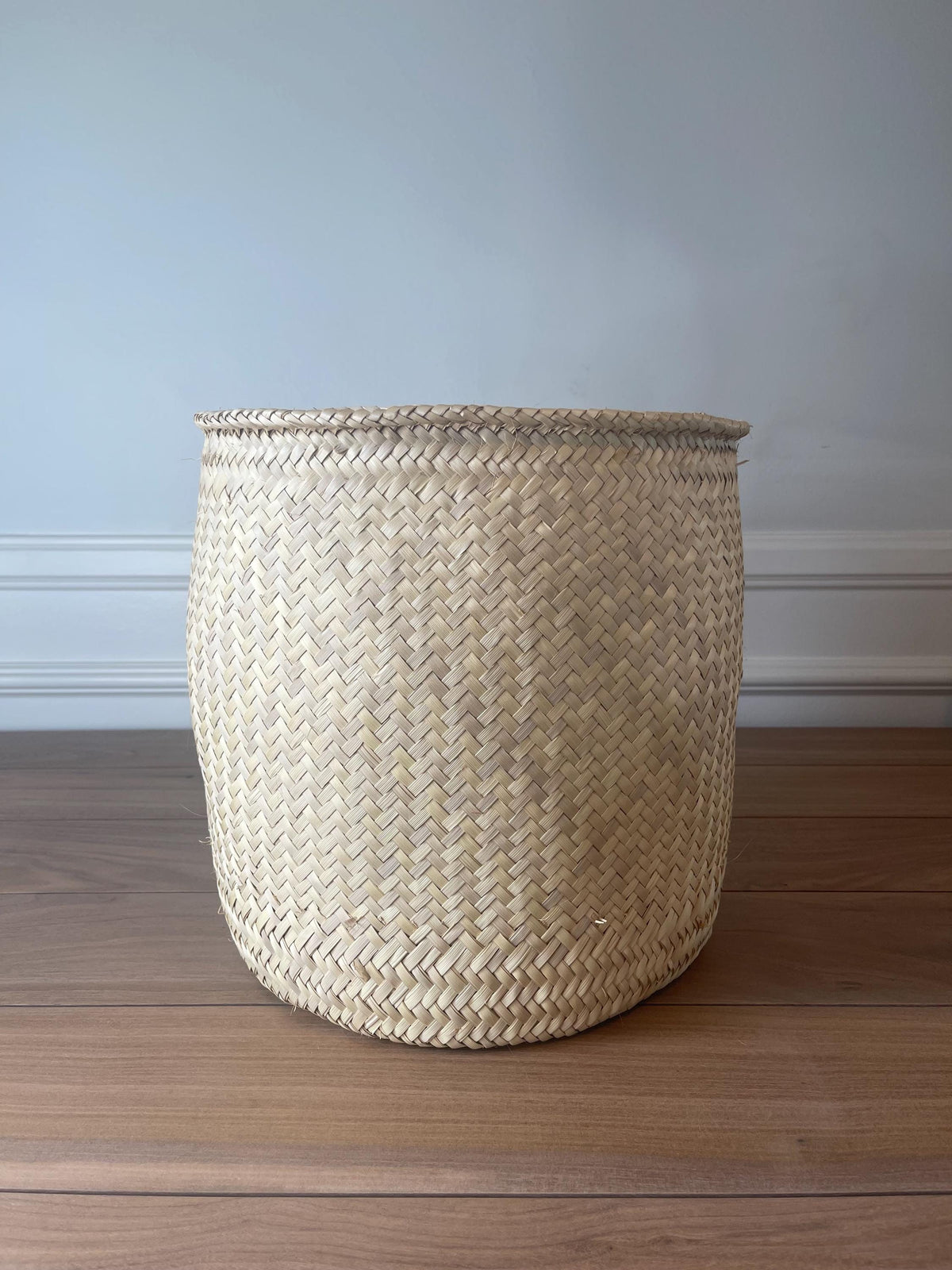 Handwoven Oaxacan Palm Storage Basket
