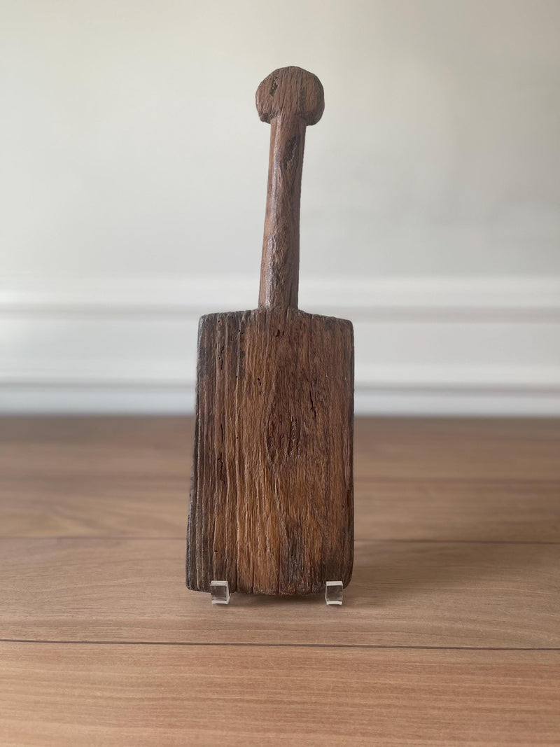 Vintage Hand-Carved Wooden Cutting Board