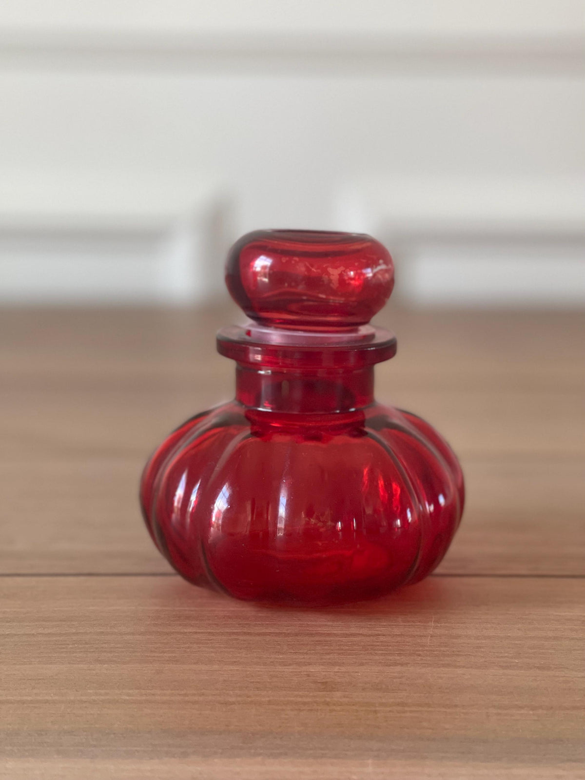 Vintage Ruby Glass Decanters