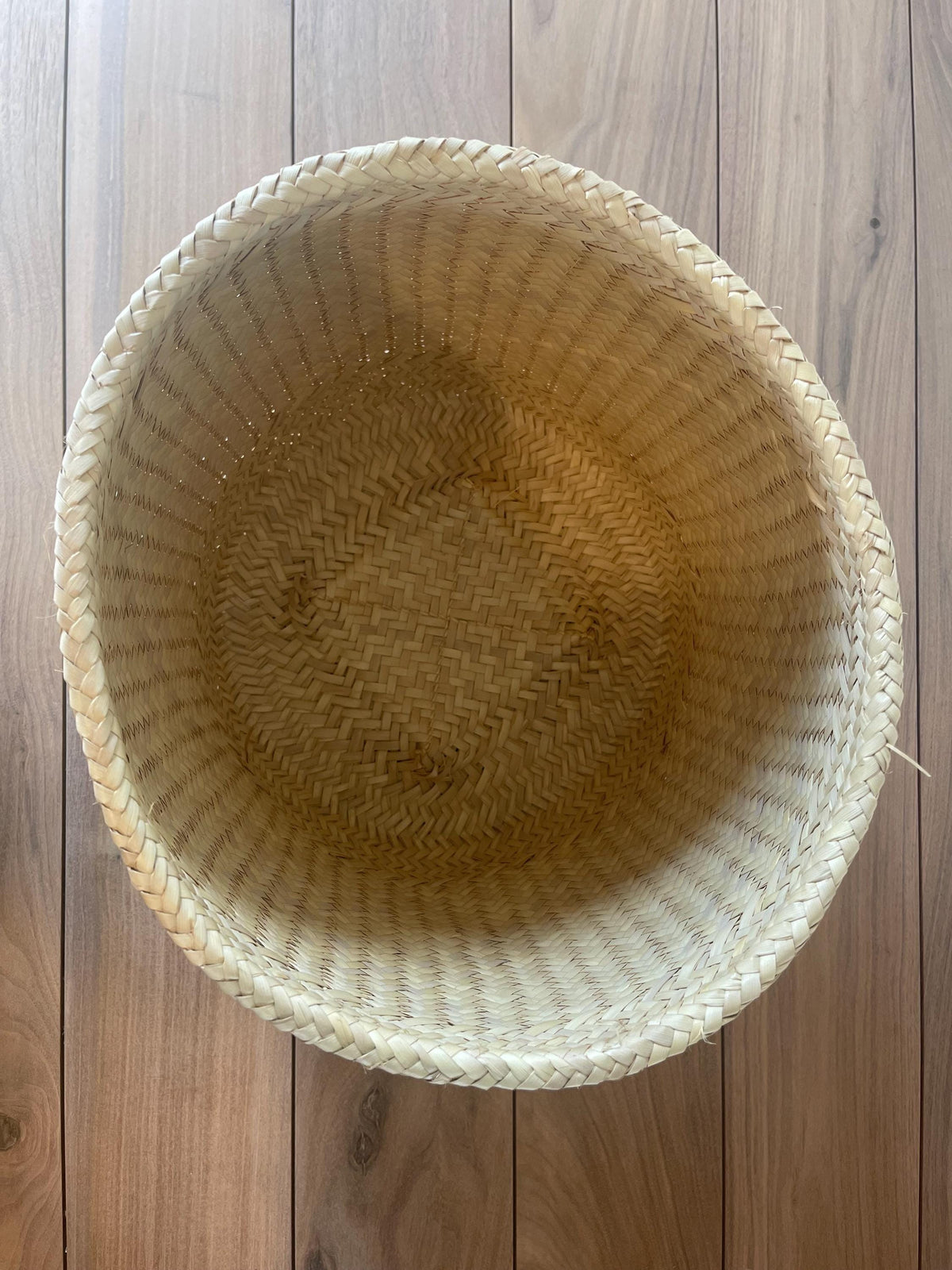 Handwoven Oaxacan Palm Storage Basket