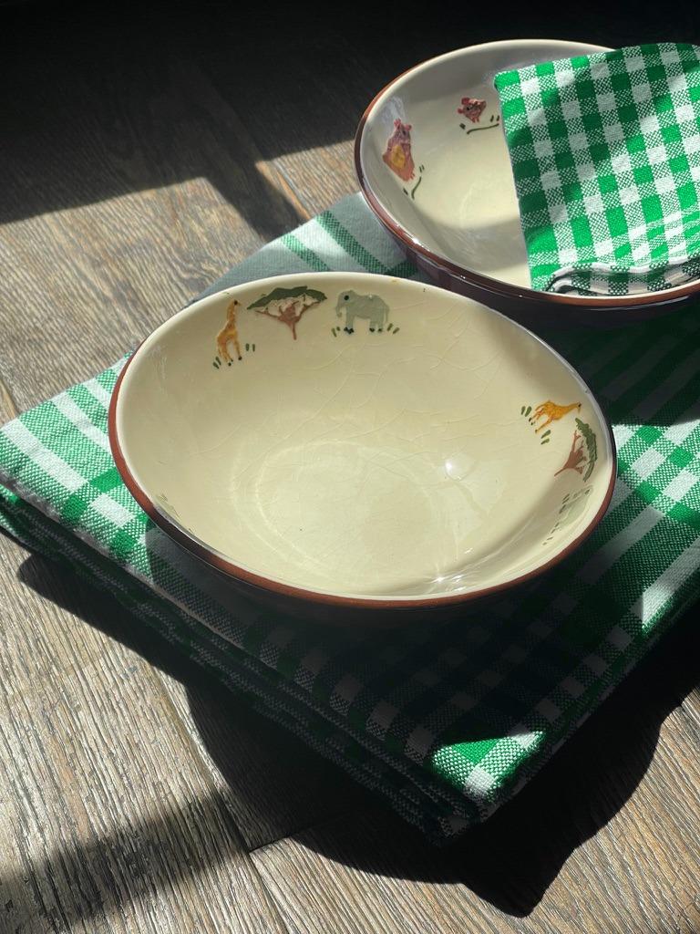 Green Check Tablecloth