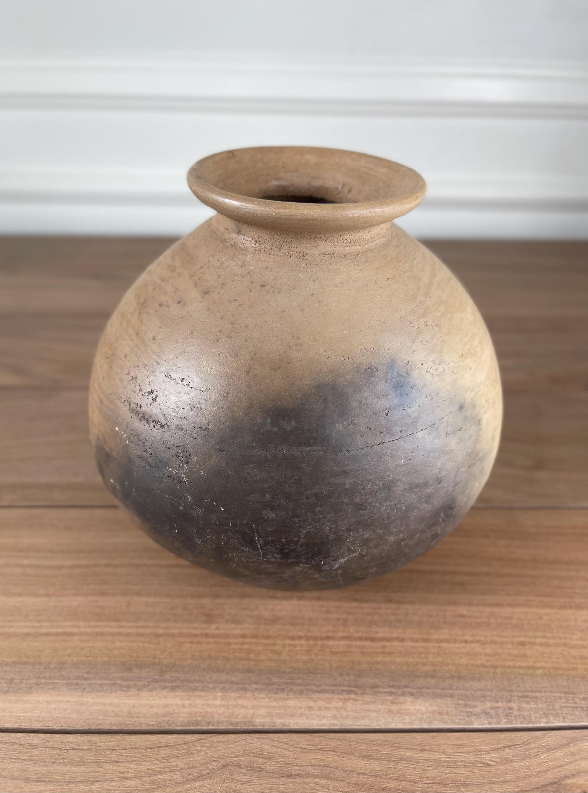 Vintage Oaxacan Burnished Clay Vase