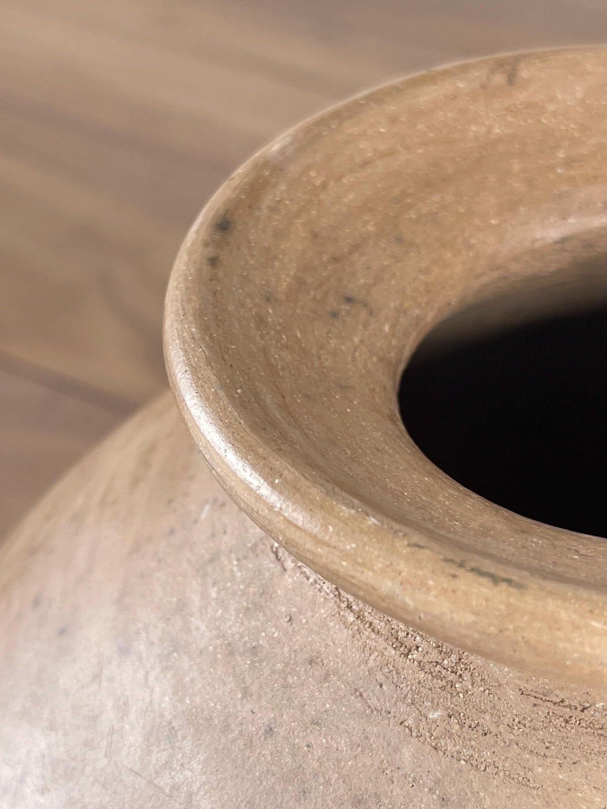 Vintage Oaxacan Burnished Clay Vase