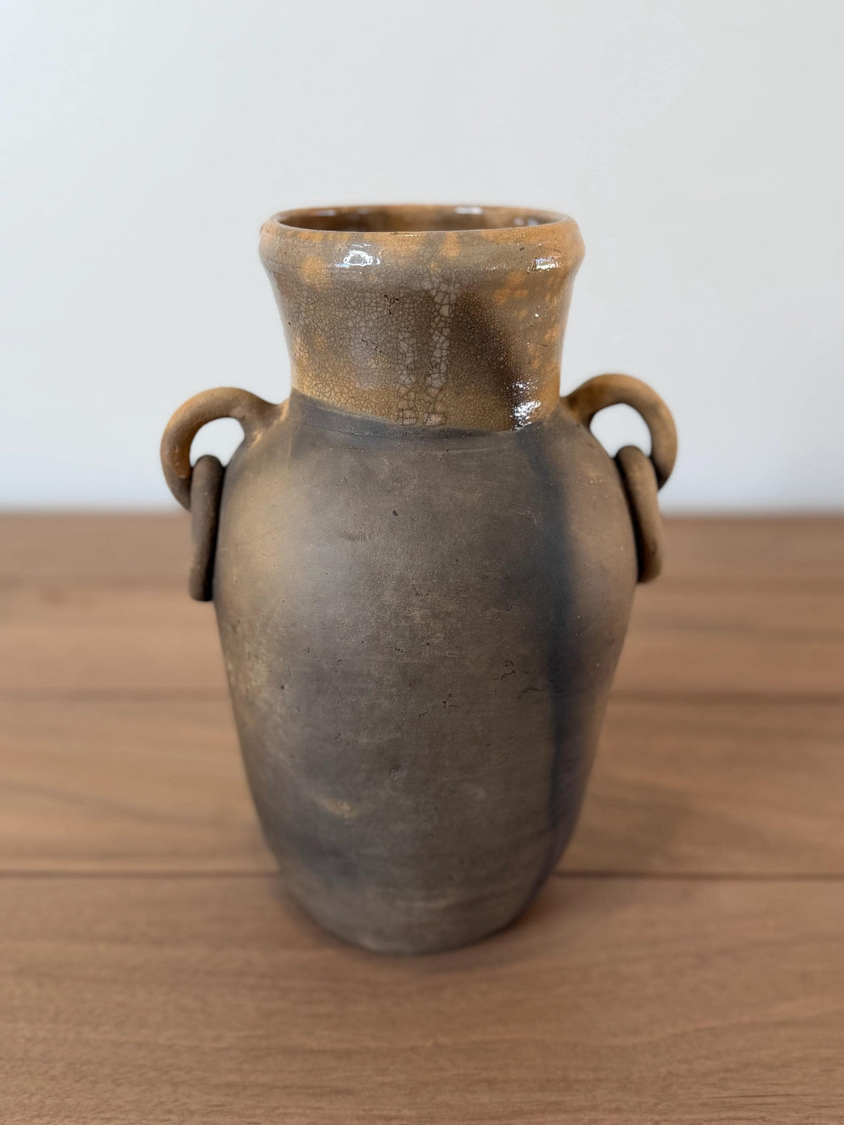 Oaxaca Ring Handle Terracotta Vase