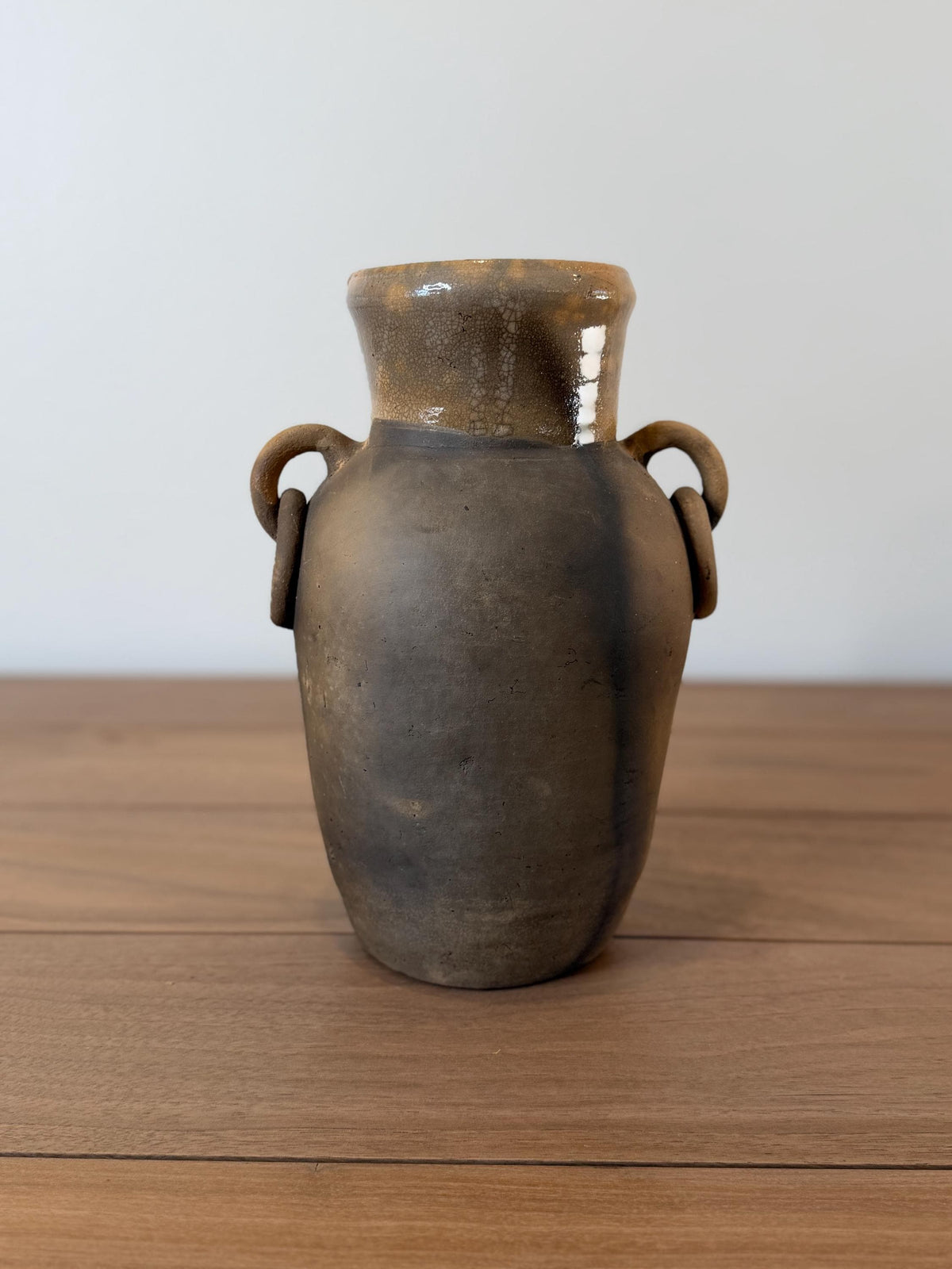 Oaxaca Ring Handle Terracotta Vase