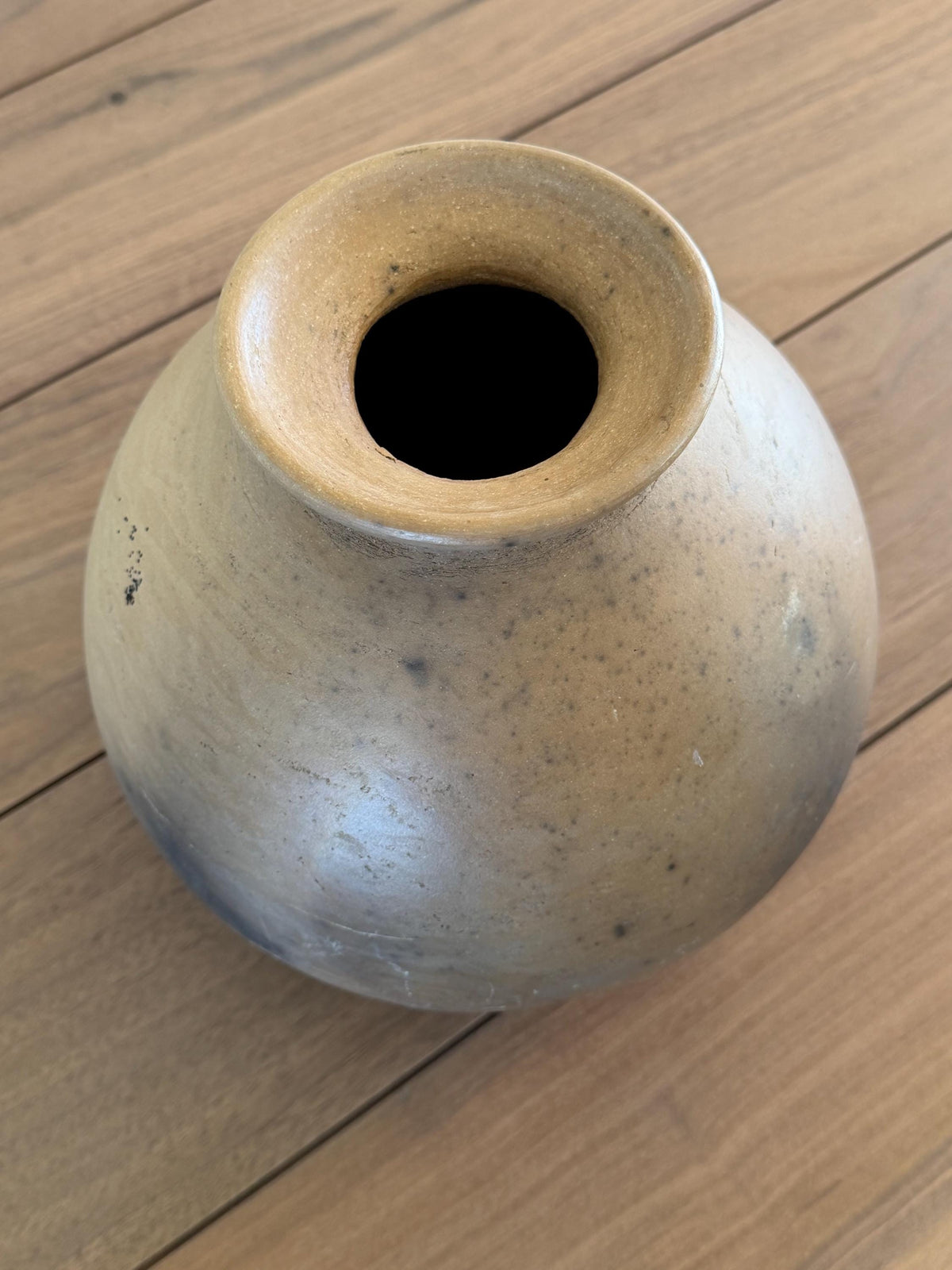 Vintage Oaxacan Burnished Clay Vase
