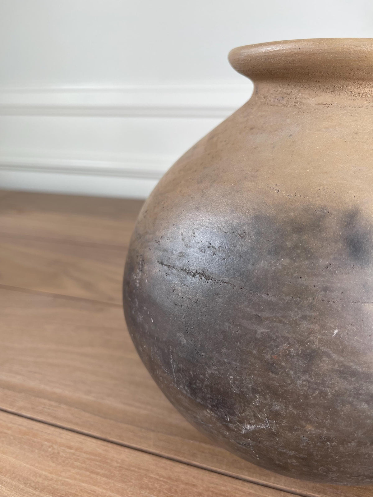 Vintage Oaxacan Burnished Clay Vase