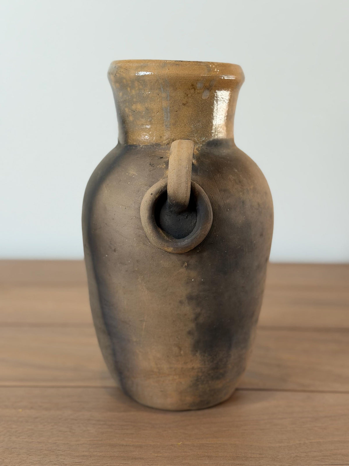 Oaxaca Ring Handle Terracotta Vase