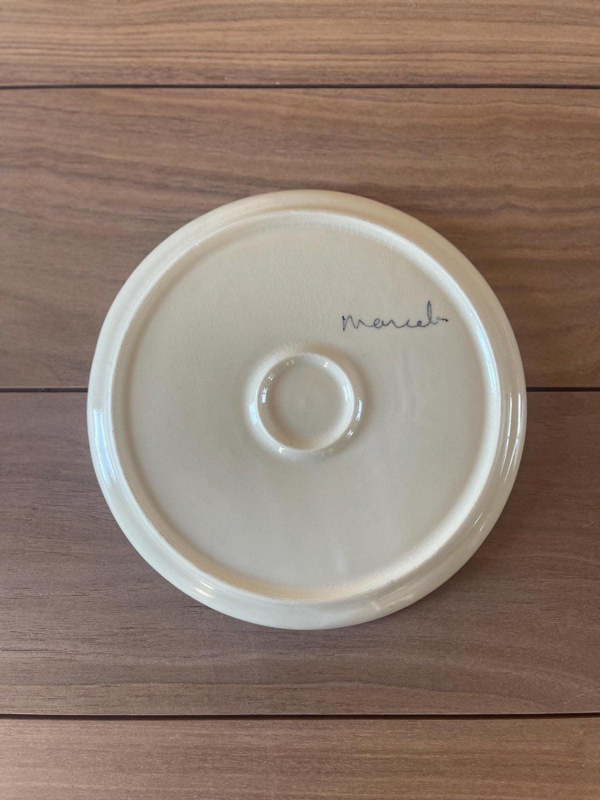 Marcela Calderón Hand-Painted Ceramic Plate