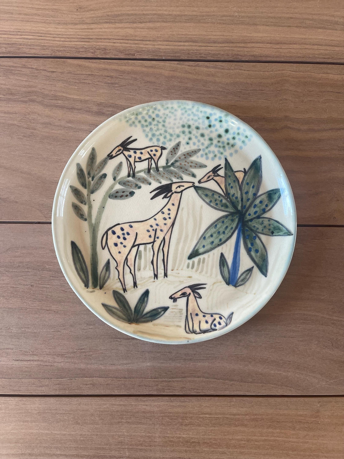 Marcela Calderón Hand-Painted Ceramic Plate