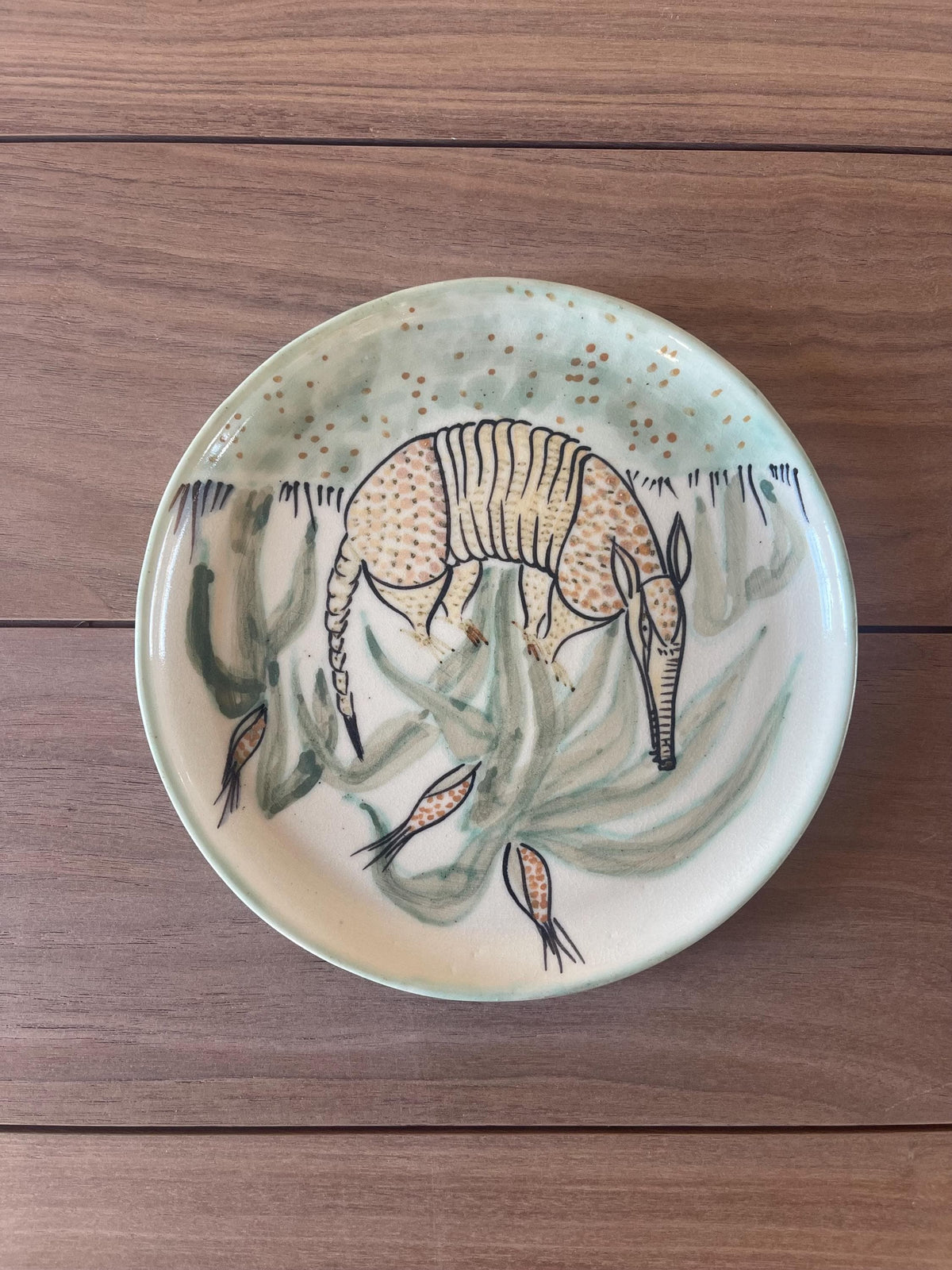 Marcela Calderón Hand-Painted Ceramic Plate