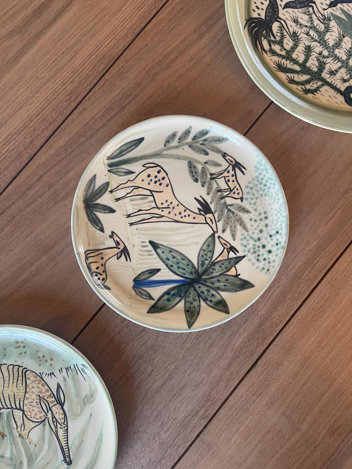 Marcela Calderón Hand-Painted Ceramic Plate