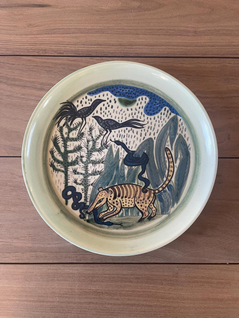 Marcela Calderón Hand-Painted Ceramic Plate