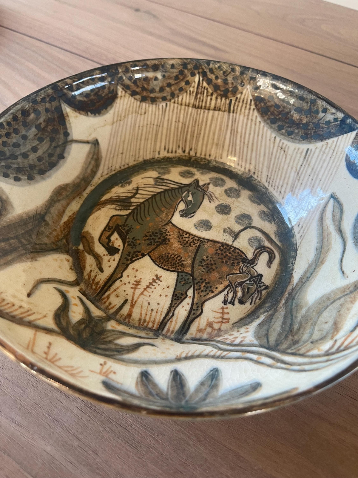 Marcela Calderón Hand-Painted Ceramic Bowl