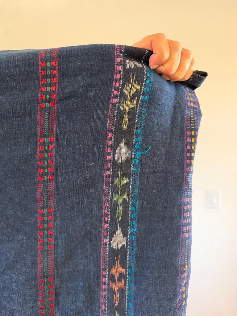 Vintage Guatemalan Embroidered Textile