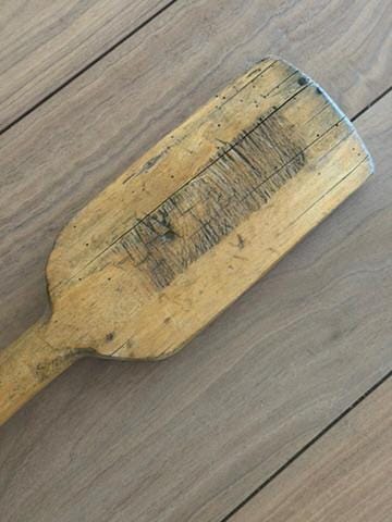Antique Transylvanian Hand-Carved Wooden Bread Board