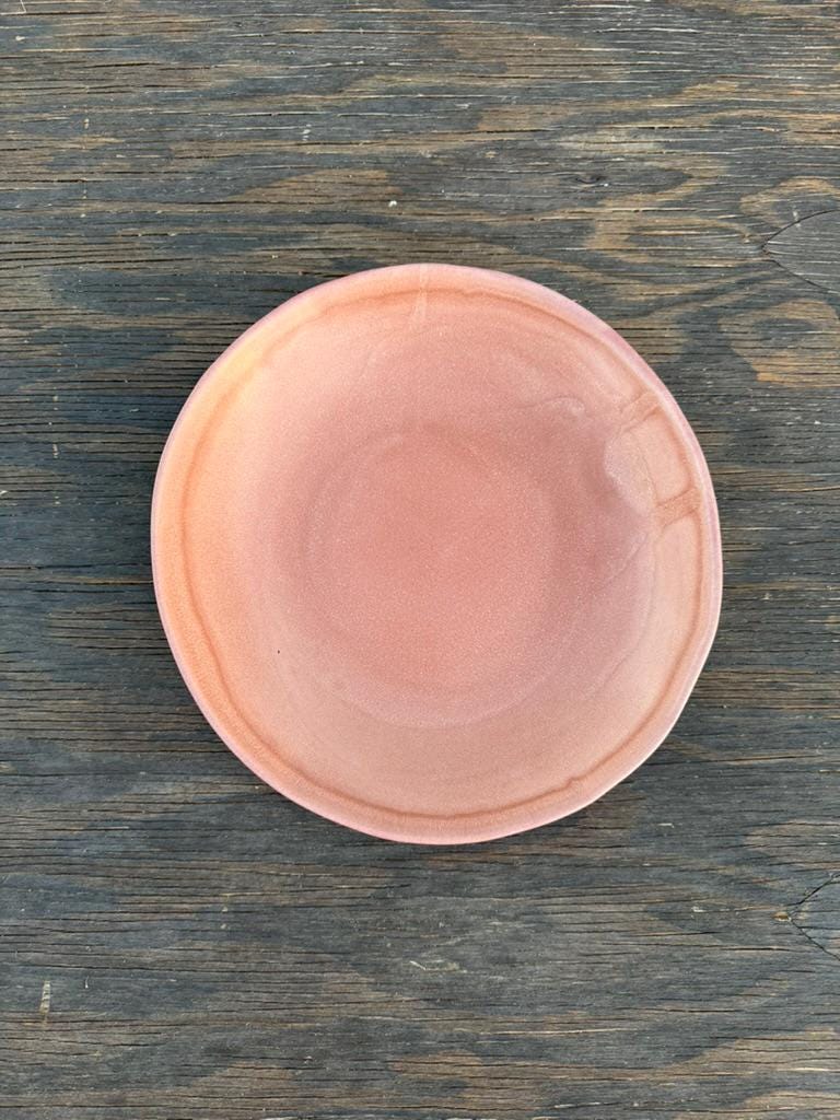 French Rose Stoneware Deep Plate