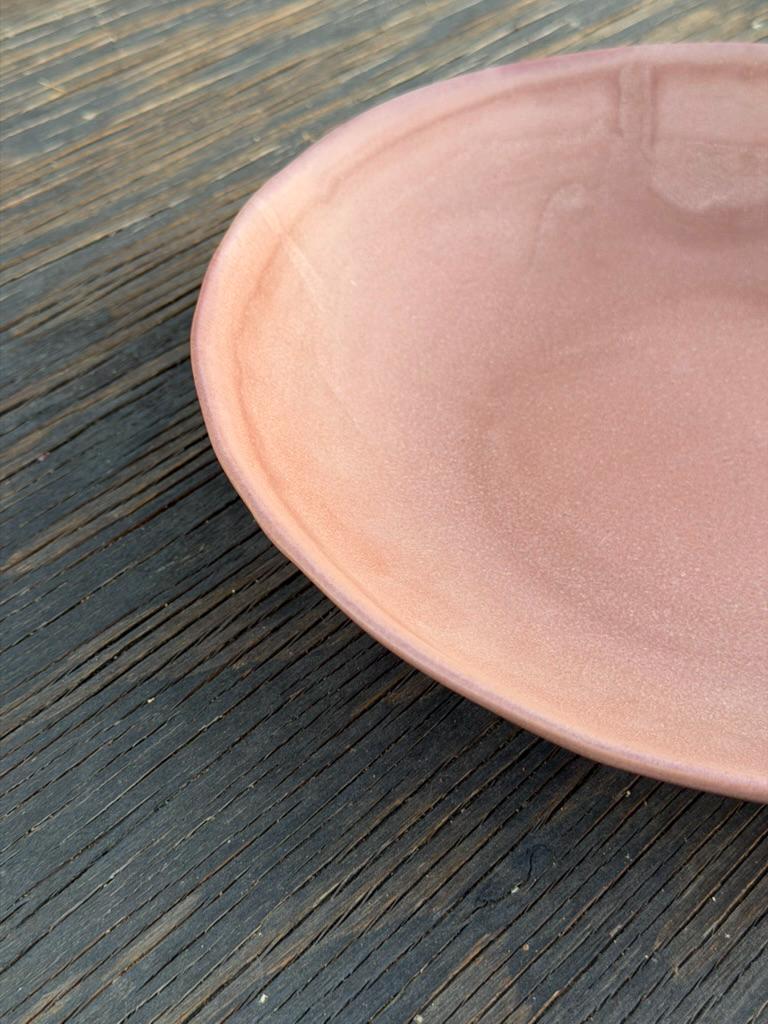 French Rose Stoneware Deep Plate